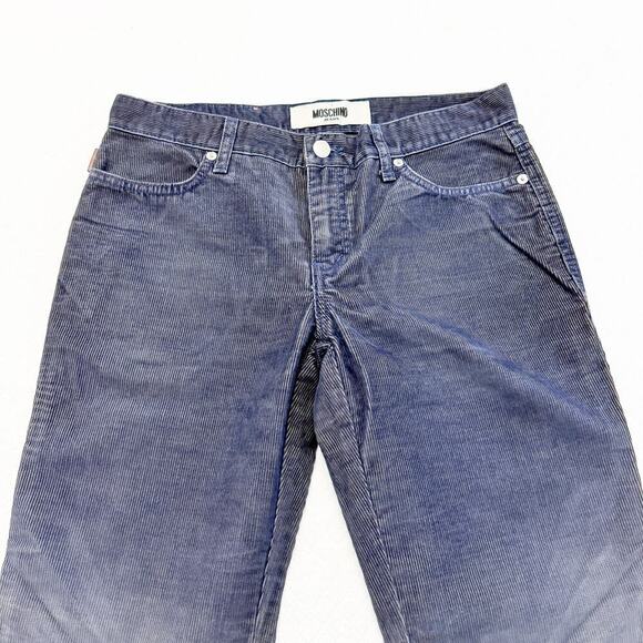 Moschino Corduroy Style Wide leg Pants Size 28 - Picture 5 of 10